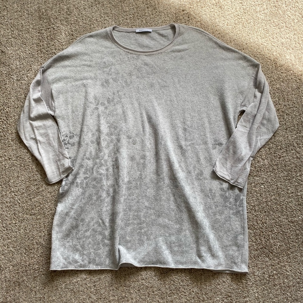 3/4 Sleeve Tunic Sweater